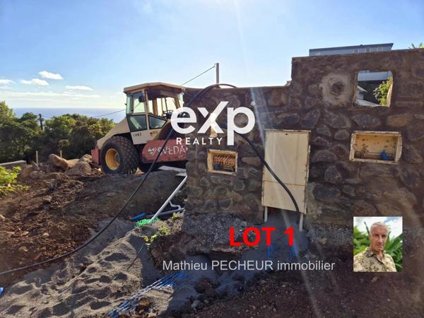 Saint-Leu / Terrains à bâtir avec vue mer