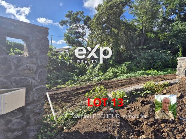 Saint-Leu / Terrains à bâtir avec vue mer