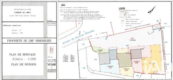 Terrain à vendre 1 440 m² Nîmes-Saint-Césaire