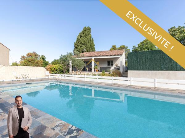 Pélissanne (13330) Maison de plain-pied récente avec piscine en viager occupé