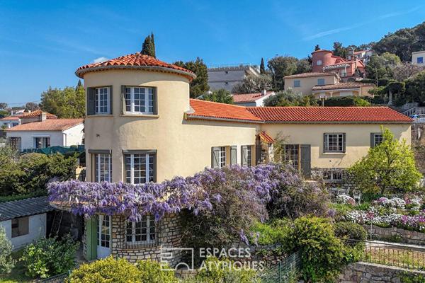 Architecture singulière et vue mer panoramique