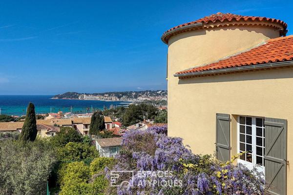 Architecture singulière et vue mer panoramique