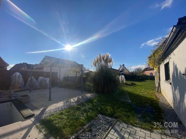 3%.COM Jolie maison avec jardin -dépendance sur 7,41 ares Mertzwiller (67580)