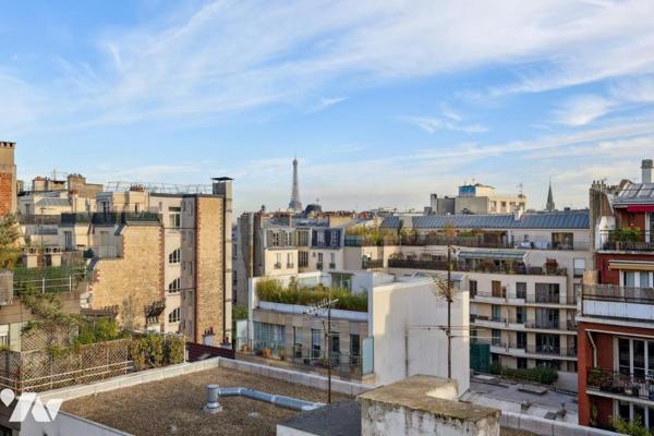 Dernier étage - Appartement de 75 m² au calme absolu 