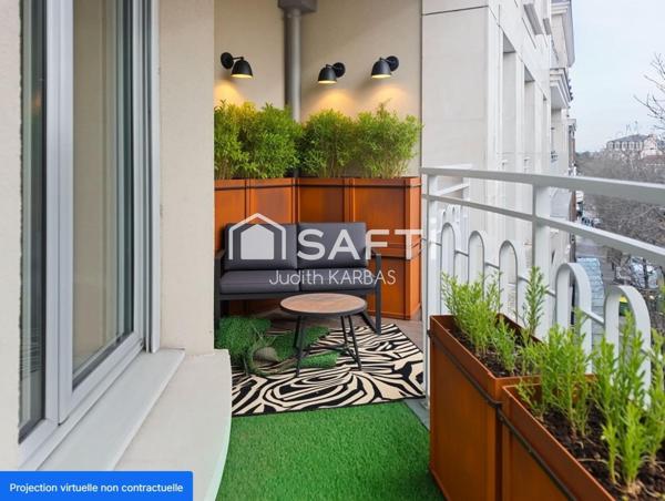 Appartement lumineux trois pièces au cœur du quartier Mairie de Romainville avec cave et parking