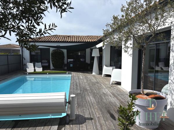 Villa contemporaine haut de gamme avec piscine chauffée- Résidence sécurisée
