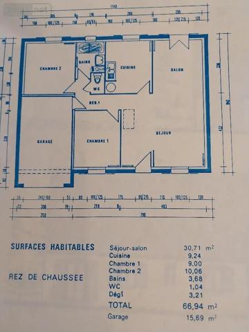 Achat - Maison Le Neubourg 27110 5 pièces 109 m 2 1000 m 2