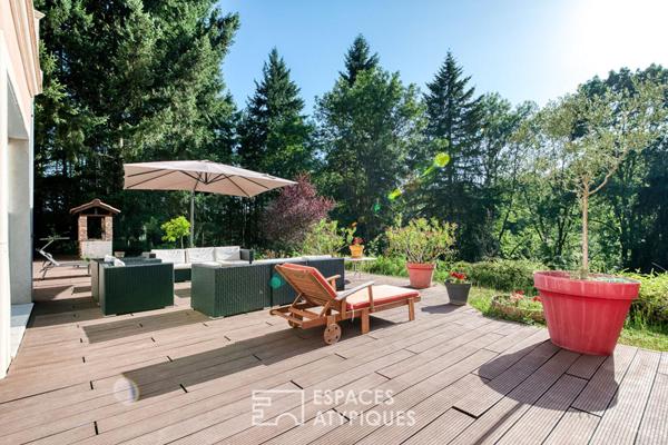Demeure de prestige au sein d’un parc privé avec piscine et étang