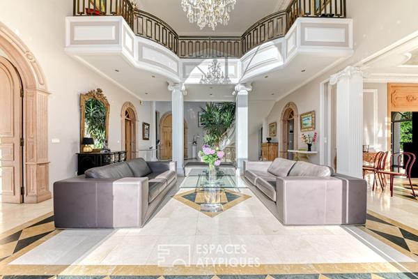 Demeure de prestige au sein d’un parc privé avec piscine et étang