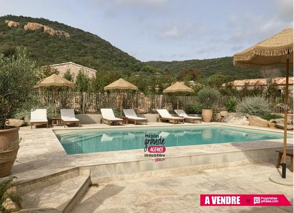 Maison en pierre sèche "Bergerie T3 " avec piscine - A 10 minutes de Porto Vecchio 20137 - CORSE DU SUD - FRANCE
