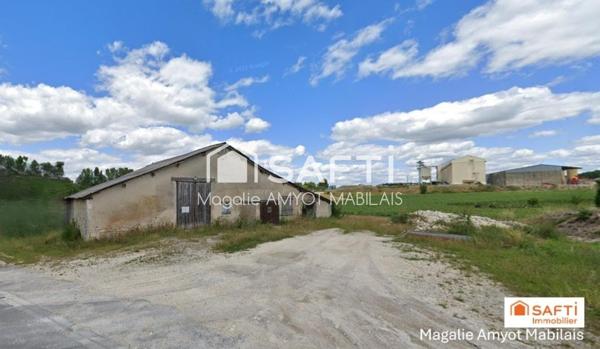 Ancien chai à réhabiliter sur terrain de 3400m²