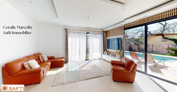 Posez vos valises dans un havre de lumière : 120 m² de pur design en bout d'impasse