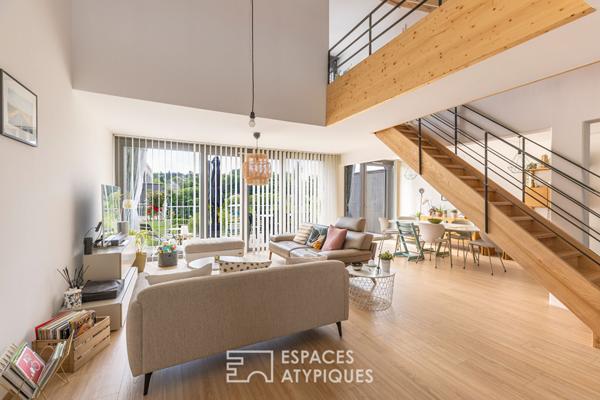 Loft contemporain avec terrasse et rooftop quartier Fonderie