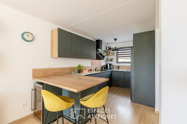 Loft contemporain avec terrasse et rooftop quartier Fonderie