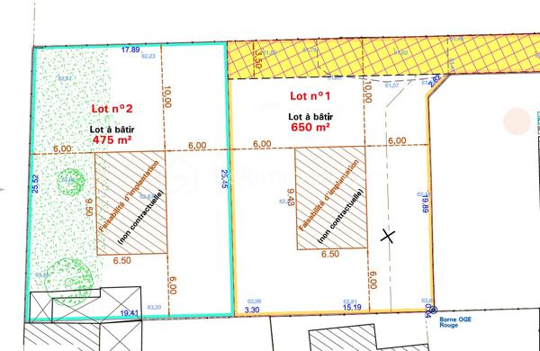 Situé dans un quartier résidentiel calme et recherché de Brétigny-sur-Orge, ce terrain plat d’environ 650m² environ avec une façade de 25 m sur 18,5 m de profondeur, offre un cadre idéal pour votre projet de construction.

📌 Les atouts :
	•	Terrain entièrement plat, facile à aménager
	•	Situé en zone Ur 4 du Plan Local d’Urbanisme
	•	Certificat d’urbanisme opérationnel obtenu, validant la faisabilité d’une maison individuelle avec sous-sol et étage (R+1)
	•	Environnement pavillonnaire agréable, proche des commodités, des écoles et des transports

🔑 Que vous soyez un particulier souhaitant bâtir votre résidence principale ou un professionnel en recherche d’un projet maîtrisé, ce terrain répondra à vos attentes.