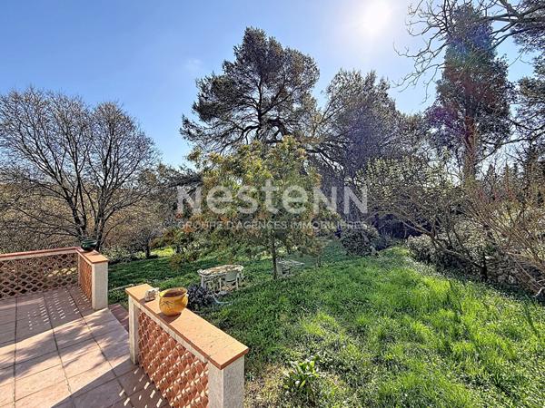 Maison Grasse 4 pièce(s)/ 1552 m2 de terrain/ Calme absolu/ Magnifique terrain