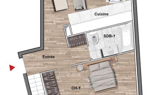 Appartement à vendre    4 pièces • 75 m2 La Ferté-Alais