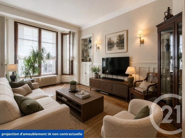 Appartement F3 à vendre  3 pièces - 67,72 m 2   PARIS  - 75020