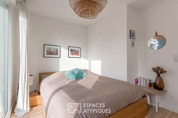 Duplex contemporain avec jardin dans le centre d’Ecully