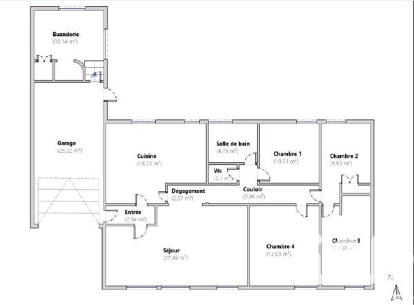 Maison à vendre 5 pièces 107 m² Charvieu-Chavagneux
