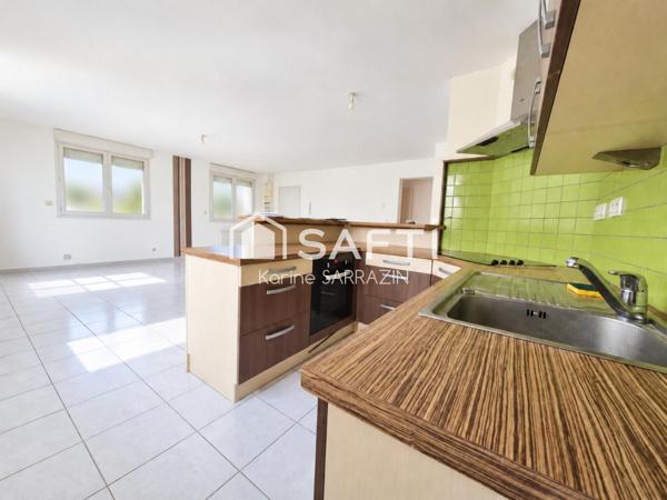 T3 lumineux de 72m² en centre ville d'Avranches