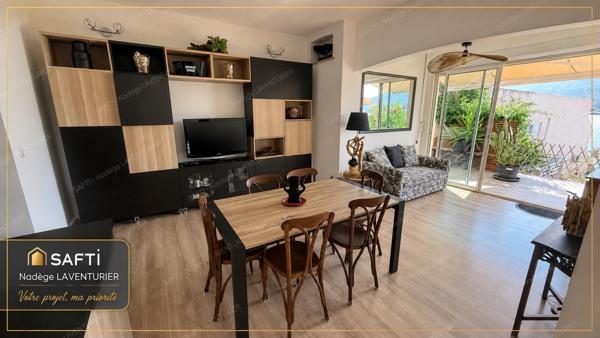 TIUCCIA – SUPERBE T2 DE 69 M² – PIEDS DANS L’EAU – VUE MER