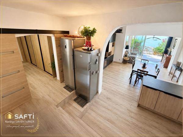 TIUCCIA – SUPERBE T2 DE 69 M² – PIEDS DANS L’EAU – VUE MER