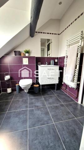 Maison ancienne traditionnelle de 186m2 - 6 chambres - Terrain 724m2