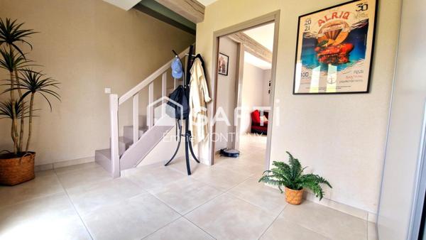 Maison ancienne traditionnelle de 186m2 - 6 chambres - Terrain 724m2