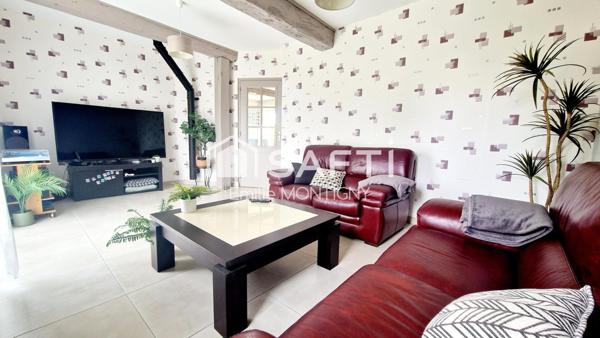 Maison ancienne traditionnelle de 186m2 - 6 chambres - Terrain 724m2