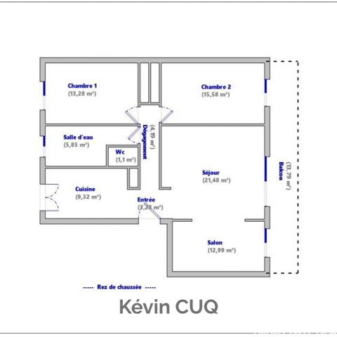 Appartement à vendre 3 pièces 87 m² Montpellier