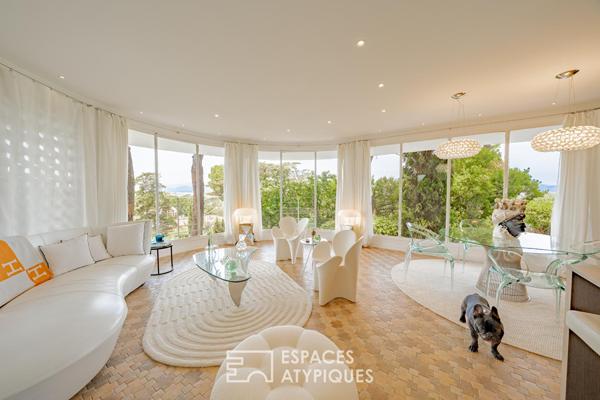 Appartement d’architecte moderniste, rooftop et vue mer