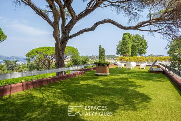 Appartement d’architecte moderniste, rooftop et vue mer