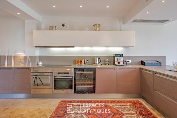Appartement d’architecte moderniste, rooftop et vue mer
