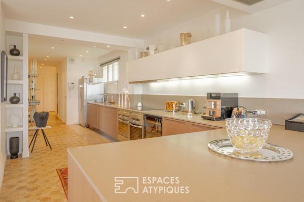Appartement d’architecte moderniste, rooftop et vue mer