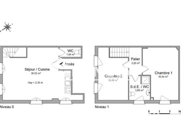 Location Appartement 3 pièces 67.86 m² - 20 RUE EMILIE CHOLOIS Niort 79000