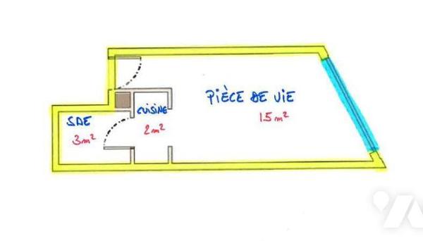 PARIS 15 / CONVENTION - LECOURBE - STUDIO EN RDC VENDU LOUÉ