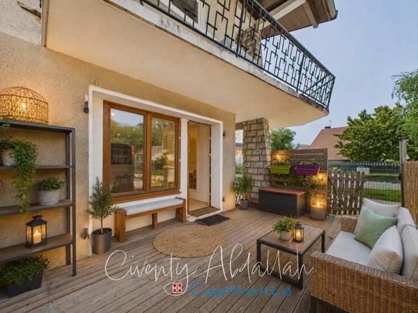 GILLY SUR ISERE (73) - Appartement à vendre T2 bis en rez de jardin