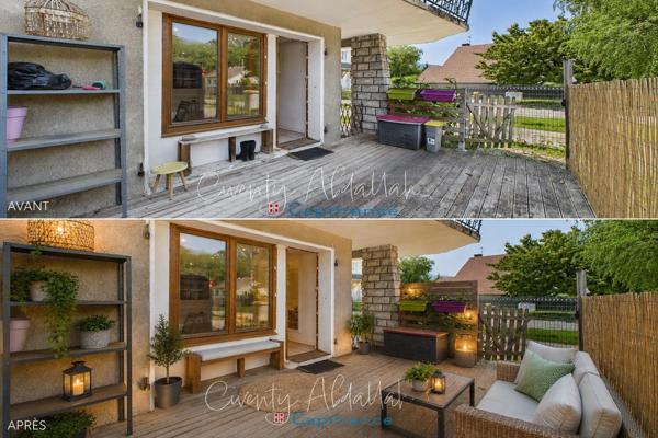 GILLY SUR ISERE (73) - Appartement à vendre T2 bis en rez de jardin