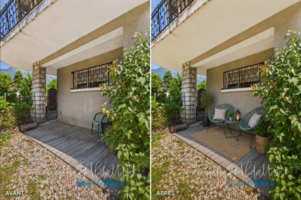 GILLY SUR ISERE (73) - Appartement à vendre T2 bis en rez de jardin