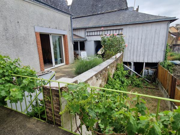 maison village 4ch, charme, jardin et garage
