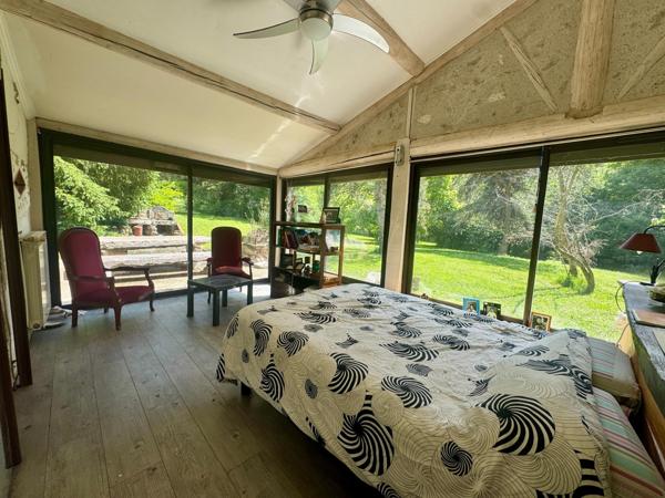 Havre de paix avec étang privé