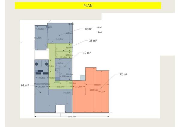 Vente murs / Bureaux à Rouen (76000)