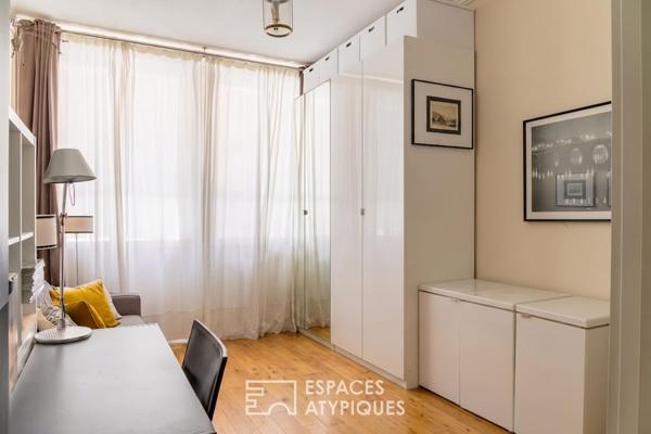 Appartement traversant avec terrasse et jardin