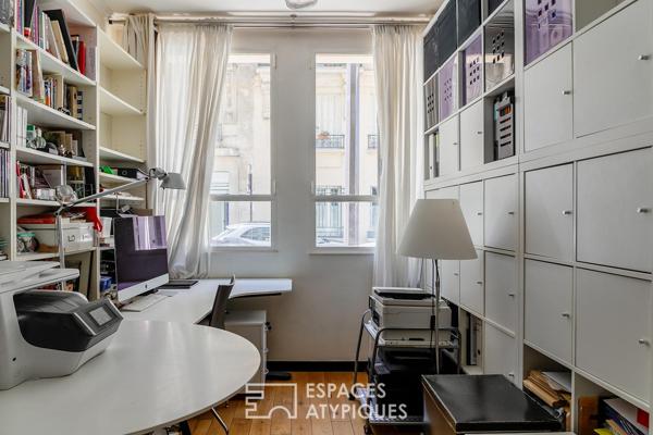 Appartement traversant avec terrasse et jardin