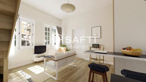 Duplex T2 - Esprit maison - Hyper centre Libourne