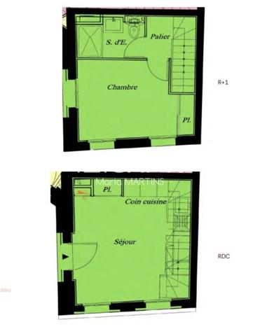 Duplex T2 - Esprit maison - Hyper centre Libourne