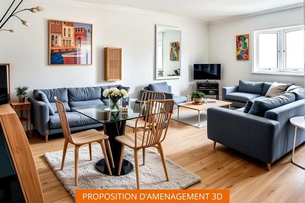 Appartement 3 pièces - 77 m² - Proche collège Cassignol - DPE B - Climatisation