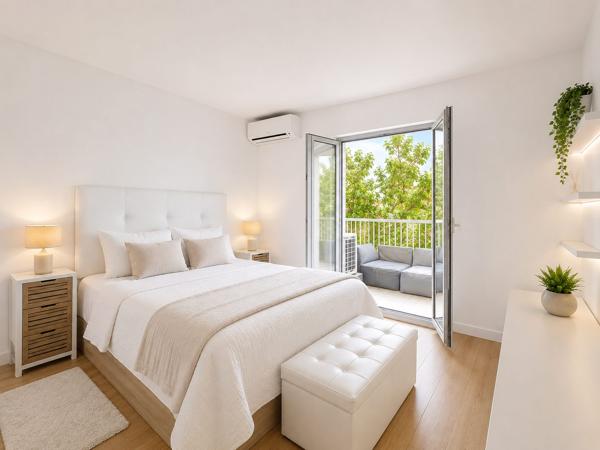 GOLFE-JUAN – LUMINEUX 3/4 PIÈCES TRAVERSANT AVEC TERRASSE ET PARKING