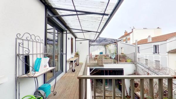 Ensemble immobilier en monopropriété aux portes de Paris – Deux logements indépendants – Quartier des Coutures